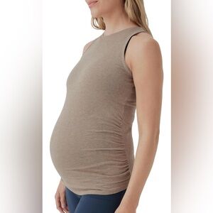 Tan Maternity Tank Top